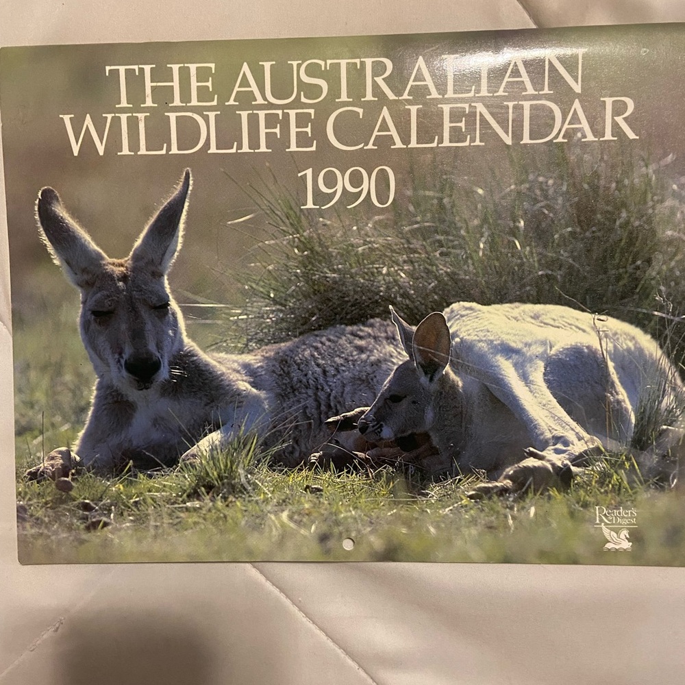 The Australian Wildlife Calendar Vintage 1990 Readers Digest